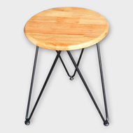 [Freeship] Ghế đôn ngồi ban công sân vườn IBIE Paolo chân sắt sơn tĩnh điện tùy chọn màu sắc