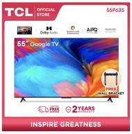 TCL 55 Inch 4K Smart Google Android TV - 55P635 (HDR, Netflix, YouTube) FLASH SALE