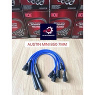 HOS - CAR PLUG WIRE SET / PLUG CABLE SILICONE - AUSTIN MINI 850 7MM