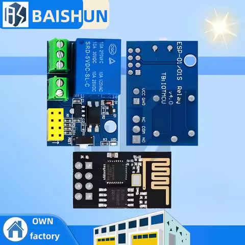 ESP8266 ESP-01S 5V WiFi Relay Module Things Smart Home Remote Control Switch for Arduino Phone APP E