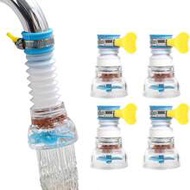 3PCS 360 ° Rotating Faucet Spray Water Filter, Suitable For Sinks, Kitchens, Bathrooms, Adjustable F