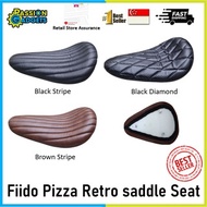 Fiido Pizza Retro Saddle Seat 3 holes for Q1/Q1S ebike parts