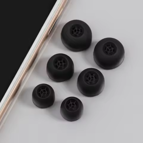 6Pcs Silicone In-Ear Bluetooth-compatible Earphone Case For Sennheiser IE900 Covers Ear Caps Pads Bu