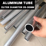 6063/6061 Aluminum Tube Outer Diameter 25-35MM Capillary Thin Aluminum Tube Hollow Round Tube Alumin