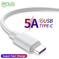 Lenuo USB C Cable 5A Fast Charging For Huawei / Samsung / OPPO / Vivo / Xiaomi / Redmi Supercharge 40W Quick Charger Cord 0.25M / 1M / 1.5M / 2M Type C Fast Charging Cable