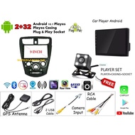 perodua AXIA 2014 - 2022 android player 9 inch plug and play with OEM casing