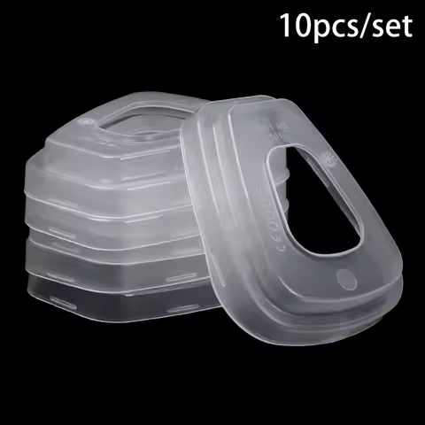 10PCS Anti-dust Retainer Case Safety Respirator Part 501 Filter Adapter Plastic Cover for 3*M 501 68