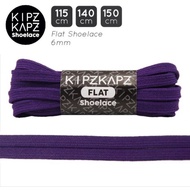 UNGU KIPZKAPZ FSP51D PURPLE 115cm 140cm 150cm Shoelace Flat Shoelaces 6mm PURPLE Shoe Lace
