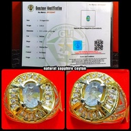 Ceylon Sri Lanka sapphirenatural + LAB MEMO