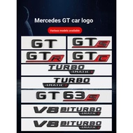 Suitable for Mercedes-Benz Car Logo GT43 GT53 GT50 GT63S GTC GTC GTS AMG Modified Word Logo Tail Log