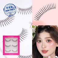 Girl Group U-shaped Full False Eyelashes Transparent Eyelashes False Makeup Stem Thin I9m2
