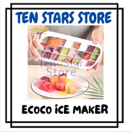 Ecoco 24Grid Ice maker Ice cube box Ice Cube Box Ice Storage Box Silicone Food Material