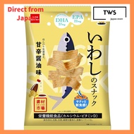 Iwashis Snack with a Hint of Ginger - Sweet and Spicy Soy Sauce Flavor (25g x 24 bags) | Nutritional