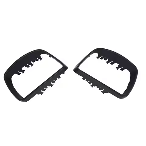 N68R--Abs Rear View Side Mirror Cover Trim Frame Decoration,Door Wing Mirror Cover For Bmw X5 E53 3.