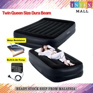 INTEX 64122 | 64124 Dura Beam Plus Fiber-Tech™️Technology Air Bed Air Mattress With Bulit-in Electri