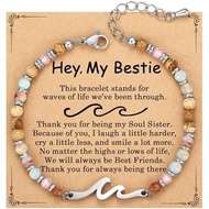 Wave Bracelets for Women, Valentine's Day Gifts for Her, Jewelry Gift for Best Friend, Sister, Mom, 