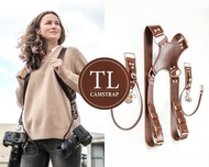 雙皮革相機帶 雙相機背帶 單眼相機肩帶