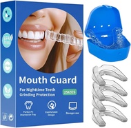 Mouth Guard for Clenching Teeth at Night 4 Pcs Night Guards for Teeth Grinding Professional Dental G