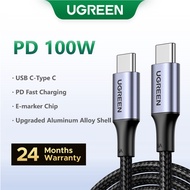 UGREEN 100W Fast Charging Nylon PD USB-C Type-C Charging Cable Compatible with iPhone 17 series,Lapt