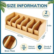 Wooden Multi-Grid Storage Box Household Wardrobe Belt Separation Organizing Box Belt Drawer Display 