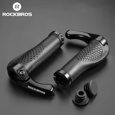 ROCKBROS MTB Bicycle Grips Bike Handlebar Horns Shofar Vice Handlebar Grips Shockproof Bike Grips Cy