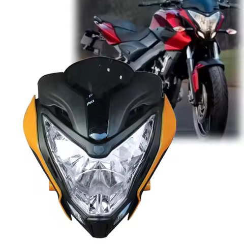 Fit for BAJAJ Pulsar 150 200 Front Headlight Headlamp Assembly PULSAR150 PULSAR200 Led Head Light La