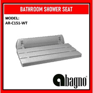 Abagno AR-C151-WT Bathroom Shower Seat - White