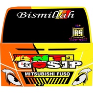 Stiker TRUCK / Stiker Bismillah /Stiker Kaca Depan Mobil PICK UP /L300