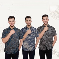 [Batik 2/8] Pazze Slim Fit Casual Floral Batik Shirt CA8I