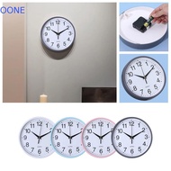OONE Hanging Clock, Battery Operated 8 Inch Modern Wall Mounted Clock, Minimalist Numerals Easy-to-r