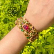 💥กำไลทับทิม นพเก้า พลอยแท้ รับประกันของแท้💯 AUFU STORE