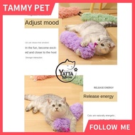 Cat Toys Cute Caterpillar Plush Toy Pillow For Cat and Dog Mainan Kucing