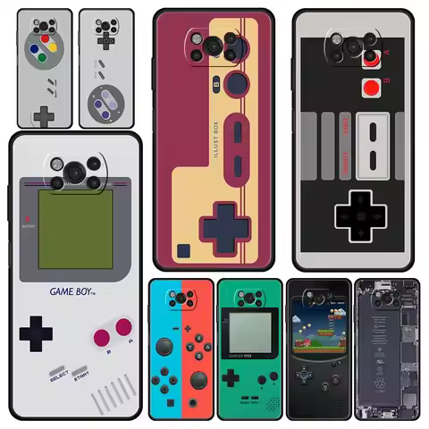 Phone Case For Xiaomi Poco X6 X5 X4 Pro 5G X3 NFC F5 F4 M5 M4 M3 F3 GT C51 C50 C55 Black Cover Video