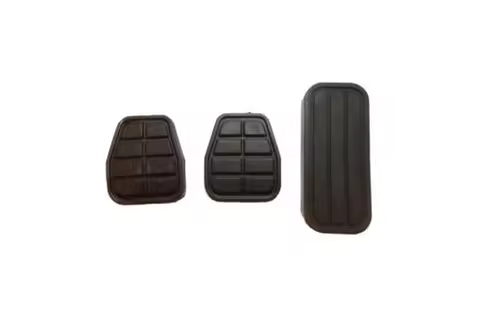 MANUAL Pedal Rubber Set 3pcs For VW Golf MK2 MK3 / Transporter T4 Van Camper - Black Color