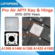 Original For MacBook Pro Air 13" 15" AP11 Keycaps Keys + Hinge A1369 A1466 A1398 A1425 A1502 2010-20