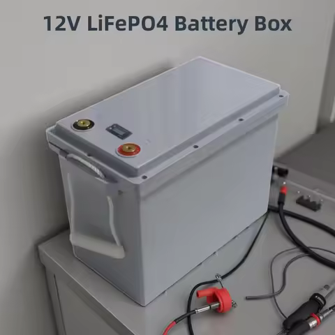 90Ah 105Ah 200Ah 280Ah 310Ah 320Ah Box Lifepo4 Battery Storage Boxes 12V Solar Cells Case RV Yacht B