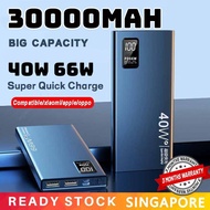 PD 40W Super Fast Charge Powerbank 30000mAh Powerbank Flash Charge Power Bank Qc3.0 Power Bank Charger Support