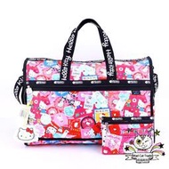 Lesportsac x Kitty貓 7185 7184 輕便防水手提肩背斜背大款旅行包 手提包 旅行袋