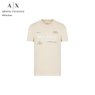 AX Armani Exchange เสื้อยืดผู้ชาย รุ่น AX 3DZTHY ZJBYZ1792 - สีเบจ