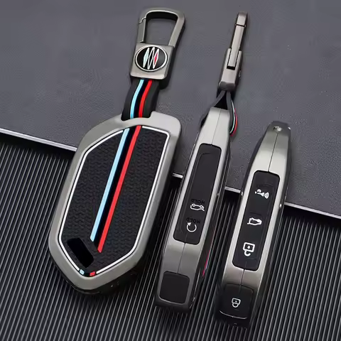 5/6/7/8/9 Buttons Zinc Alloy Silicone Car Key Case Cover Shell Remote Key Fob For Kia Picanto Sorent