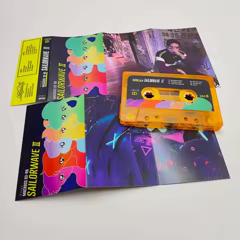 City Pop Vaporwave Macross 82-99 Music Tape SAILORWAVE II Album Cassette Cosplay Walkman Recorder Ca