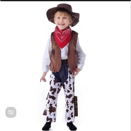 Children Kids Cowboy Costume America Wild Wild West Costume Movie Character Story Book Character Car