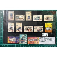 SGP SS06 1997 (18/8/24 added) Singapore Used Stamps Transport Definitives - Set of 13 Low & High Val