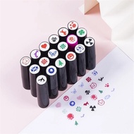 ASHAI Quick-dry Plastic Golf Ball Stamper Stamp Marker Impression Seal Golf Club Accessories Symbol 