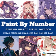 (Genshin Impact Series) DIY Paint by Number Size 20x20 cm
