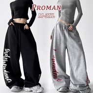 【READY STOCK】ProMan Women's Trousers American High Street Sports Loose Long Pants Seluar sukan kasua