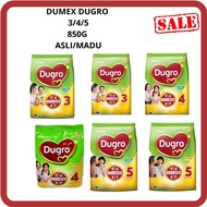 DUMEX DUGRO 3/4/5 -ORIGINAL/MADU 850G-SUSU FORMULA/FORMULA MILK