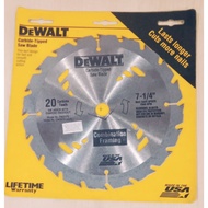Dewalt-DW3173/ DW3573(Bulk) 100% Original 7 1/4" X 1.0mm (Ultra Thin Kerf) X 20T X 16mm (Inner) Life