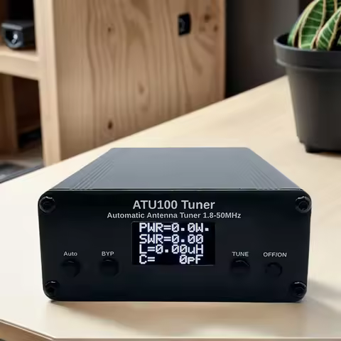 ATU100 Automatic Antenna Tuner 100W Auto Antenna Tuner 1.8-50MHz Antenna Automatic Tuner
