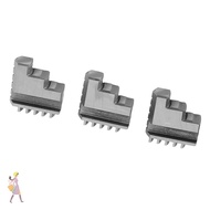 YGBG 3pcs Self Centering Chuck, 3 Jaw 20CrMnTi Steel Lathe Chuck Jaws, Durable 3 Inch Inside Jaw Chu